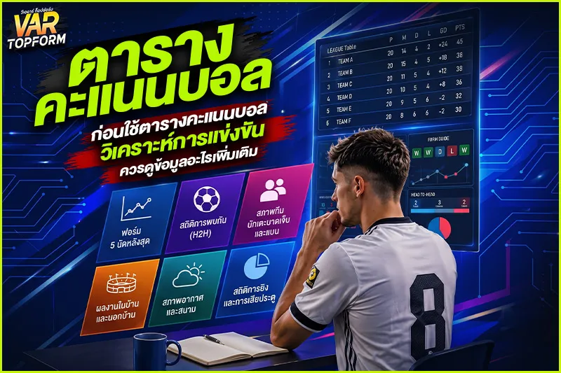ตารางคะแนนบอล