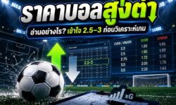 ราคาบอลสูงต่ำ อ่านอย่างไร? เข้าใจ 2.5–3 ก่อนวิเคราะห์เกม