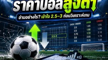 ราคาบอลสูงต่ำ อ่านอย่างไร? เข้าใจ 2.5–3 ก่อนวิเคราะห์เกม