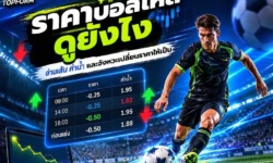 ราคาบอลไหลดูยังไง? อ่านเส้น ค่าน้ำ และจังหวะเปลี่ยนราคาให้เป็น