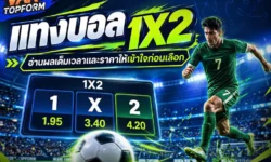 แทงบอล 1X2 อ่านผลเต็มเวลาและราคาให้เข้าใจก่อนเลือก