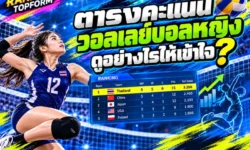 ตารางคะแนนวอลเลย์บอลหญิง ดูอย่างไรให้เข้าใจ และใช้วิเคราะห์เกมได้อย่างมีข้อมูล