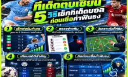 ทีเด็ดตบเซียน 5 วิธีเช็กทีเด็ดบอลก่อนเชื่อคำฟันธง