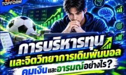 บริหารทุนเดิมพันบอลและจิตวิทยา คุมเงินและอารมณ์อย่างไร?