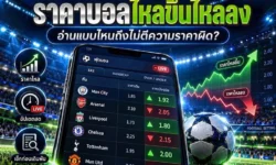 ราคาบอลไหลขึ้นไหลลง อ่านแบบไหนถึงไม่ตีความราคาผิด?