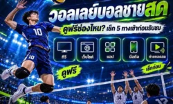 วอลเลย์บอลชายสด ดูฟรีช่องไหน? เช็ก 5 ทางเข้าก่อนรับชม