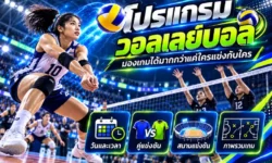 โปรแกรมวอลเลย์บอล ดูตารางให้เป็น แล้วมองเกมได้มากกว่าคำว่าใครแข่งกับใคร